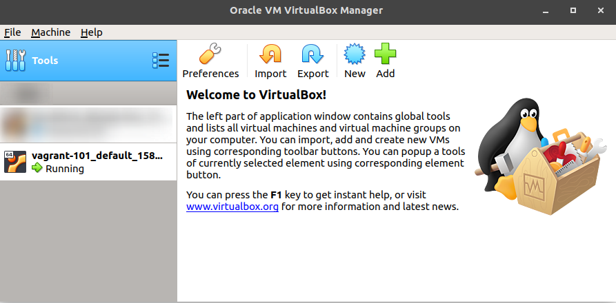 vagrant up provider virtualbox